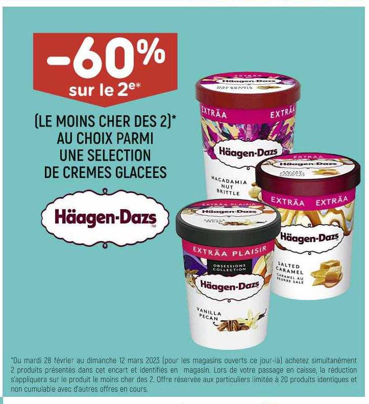 crèmes glacées häagen-dazs