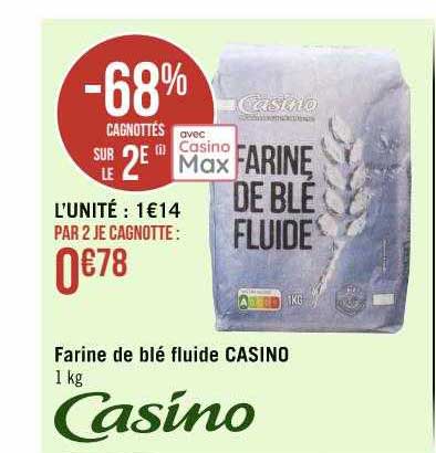 Farine De Blé Fluide Casino
