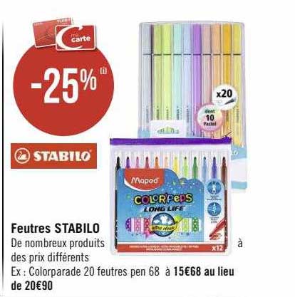 Feutres Stabilo