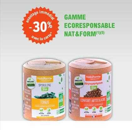 gamme ecoresponsable nat & form