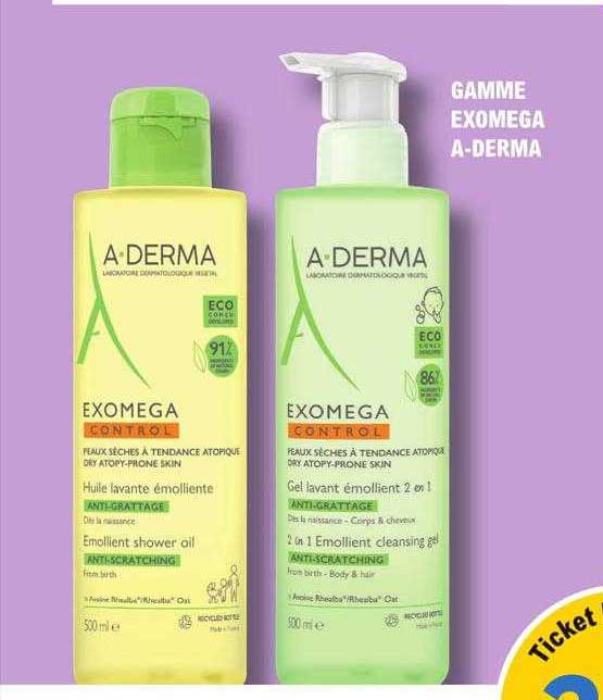 gamme exomega a-derma