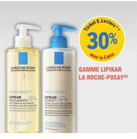 gamme lipikar la roche-posay