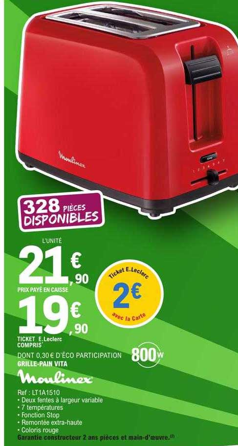 grille-pain vita moulinex