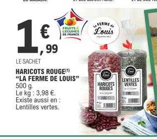 Haricots Rouge "la Ferme De Louis"