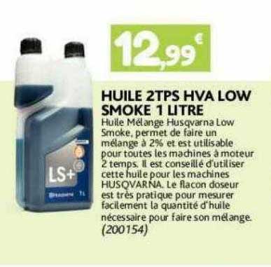 huile 2tps hva low smoke 1 litre