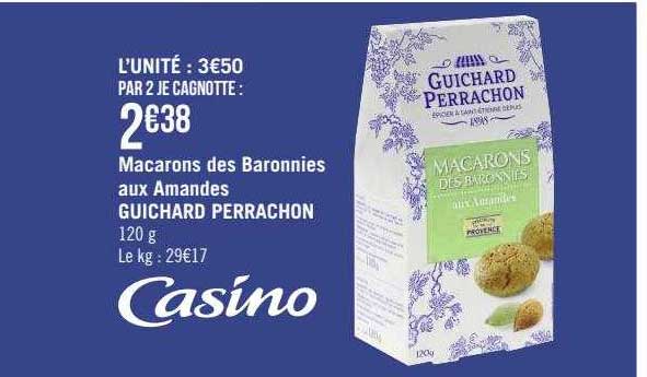 macarons des baronnies aux amandes guichard perrachon