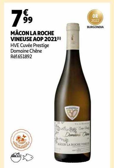 Mâcon La Roche Vineuse Aop 2021