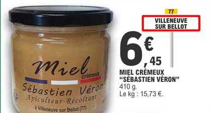 miel crémeux "sébastien véron"