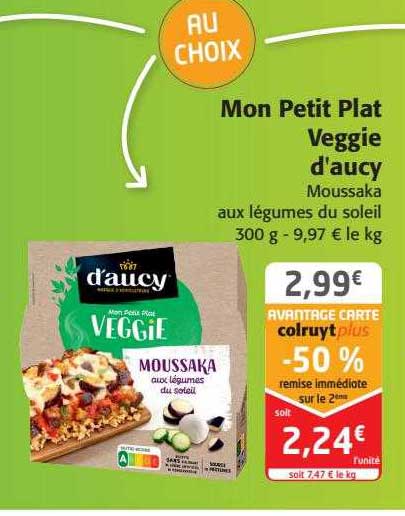 mon petit plat veggie d'aucy