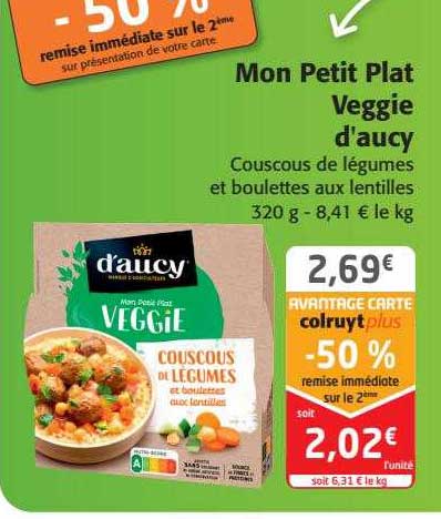 mon petit plat veggie d'aucy