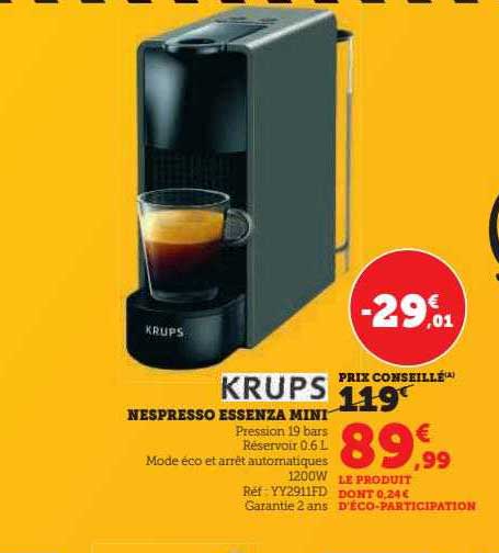 Nespresso Essenza Mini Krups