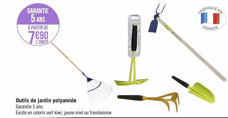 outils de jardin polyamide
