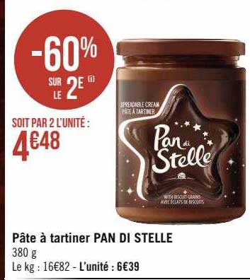 pâte à tartiner pan di stelle