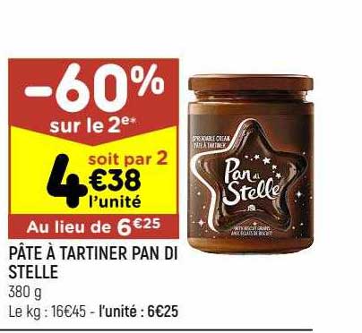 pâte à tartiner pan di stelle
