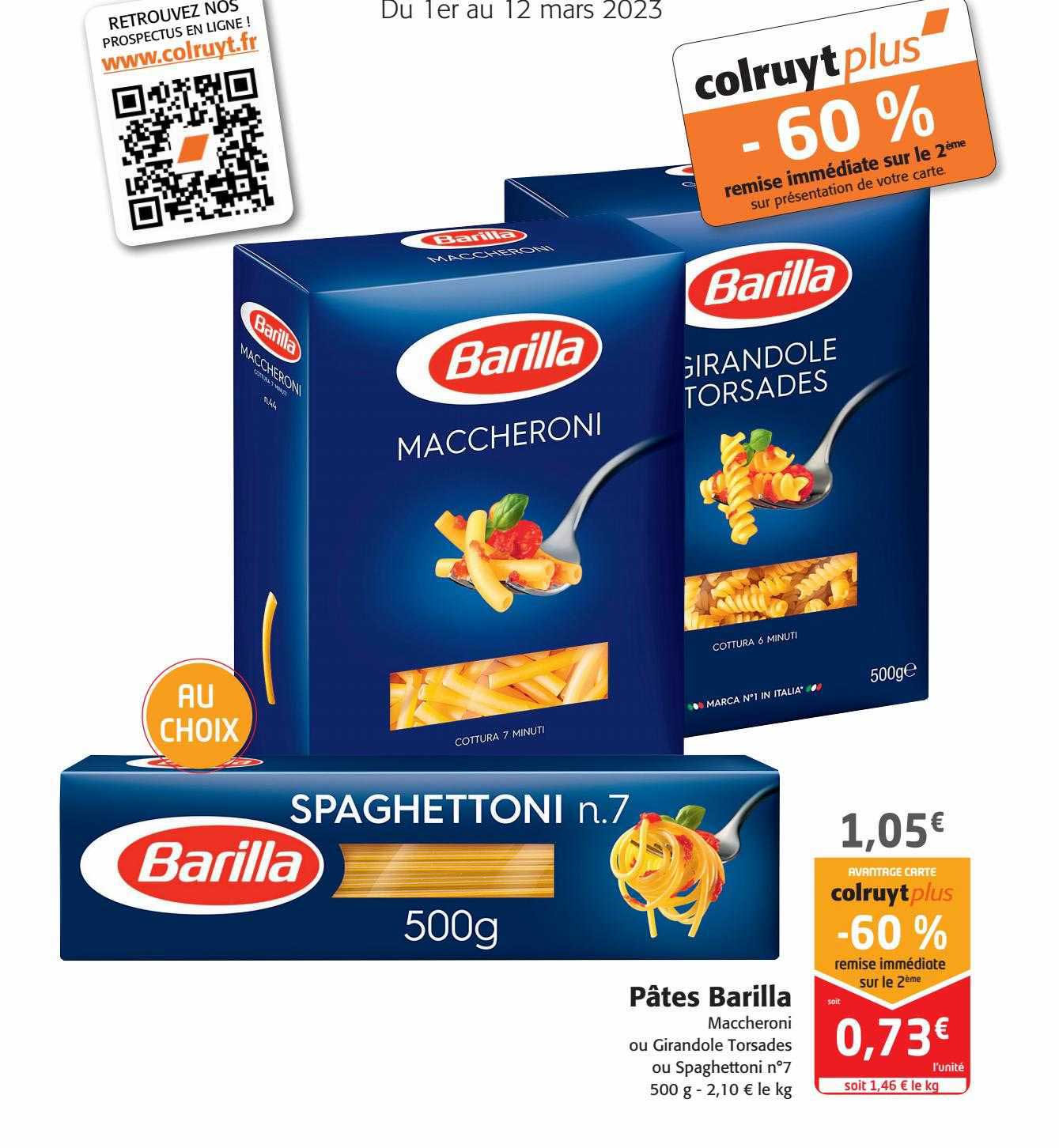 Pâtes Barilla