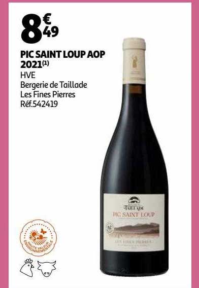 pic saint loup aop 2021