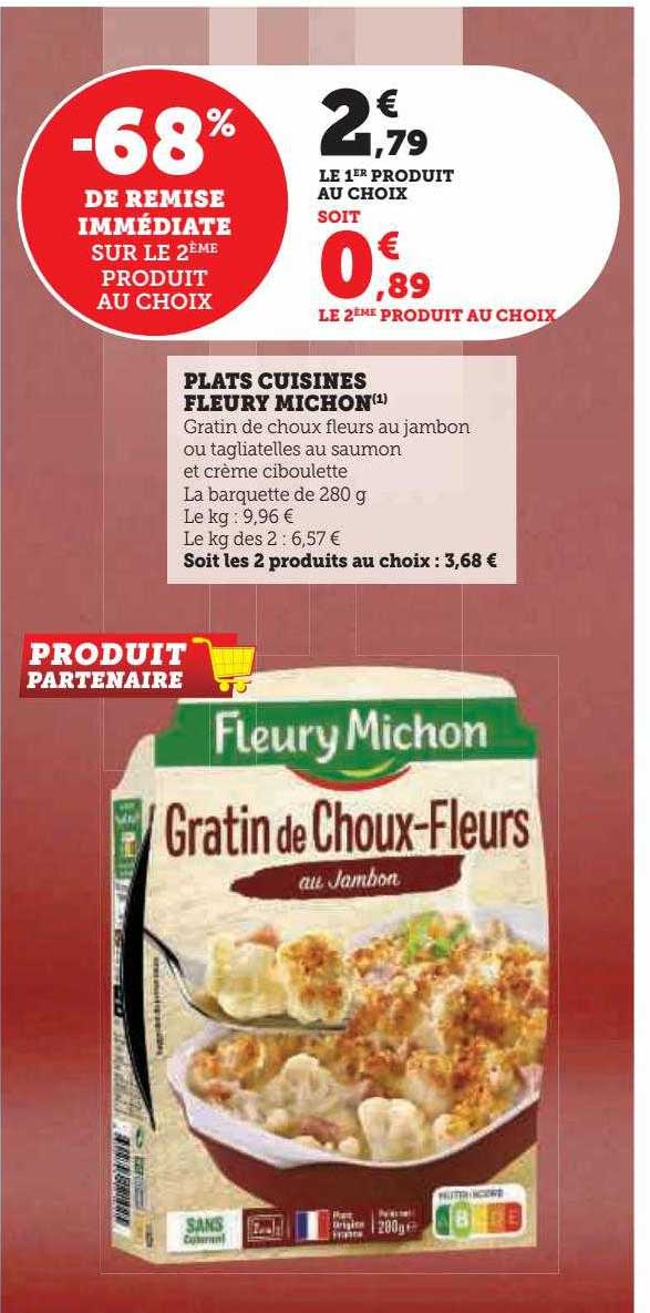 plats cuisinés fleury michon