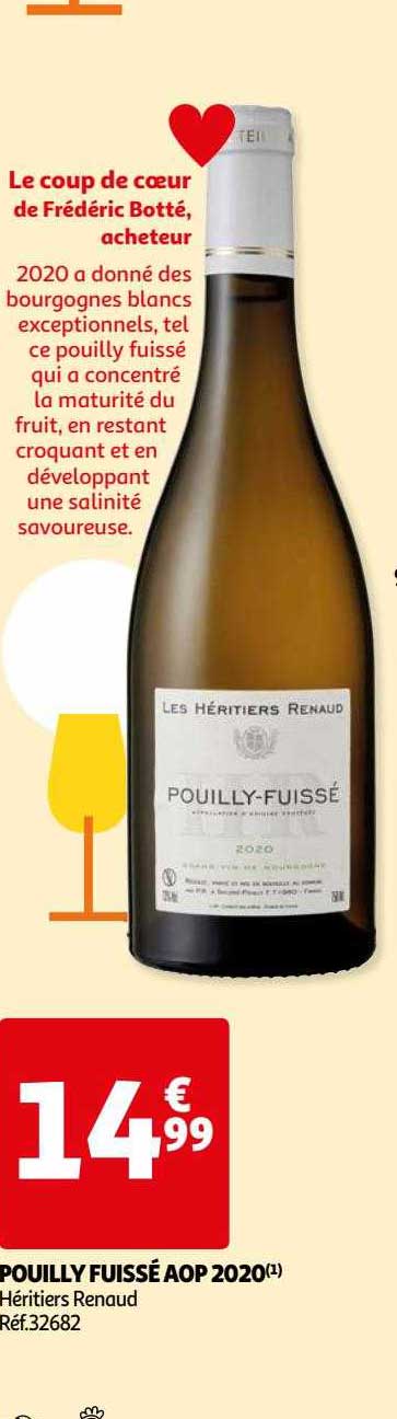 pouilly fuissé aop 2020 héritier renaud