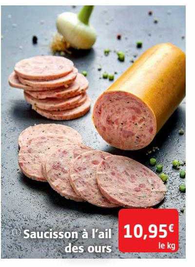 Saucisson à L'ail Des Ours