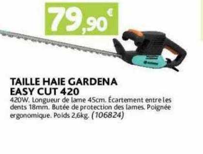 Taille Haie Gardena Easy Ct 420
