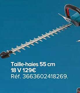 taille-haies 55 cm 18v