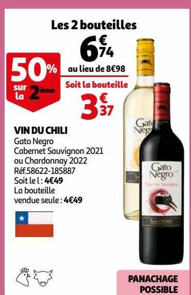 vin du chili gato negro