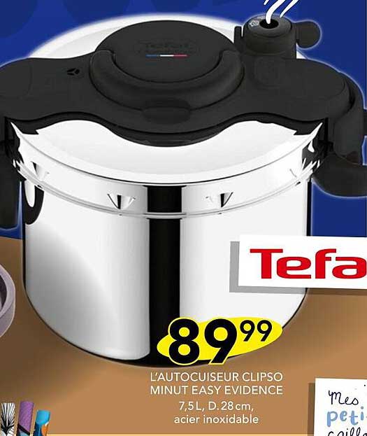 l'autocuiseur clipso minut easy évidence tefal