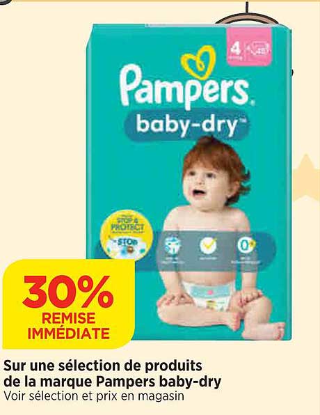 la marque pampers baby-dry