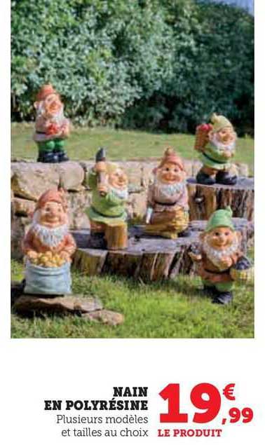 nain en polyrésine