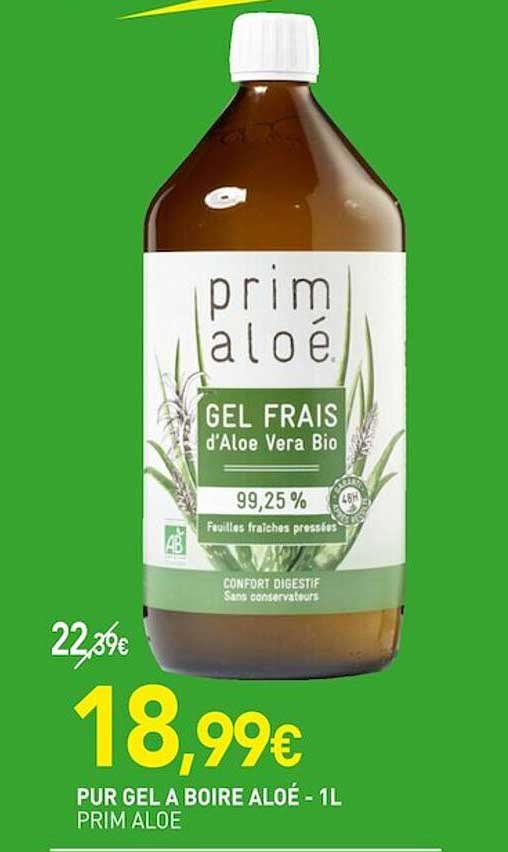 pur gel à boire aloé prim aloe - 1 l
