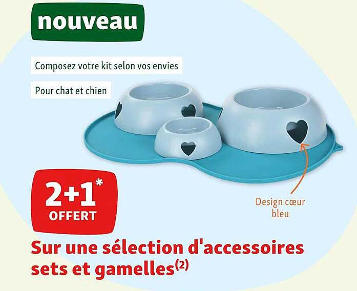 sélection d'accessoires sets et gamelles