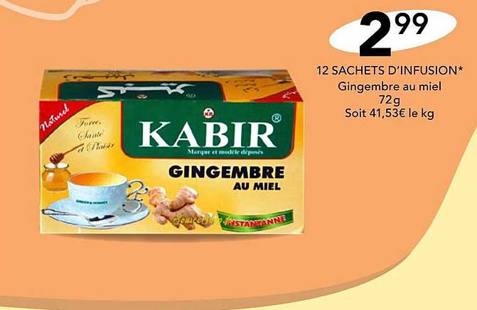 12 Sachets D'infusion Kabir