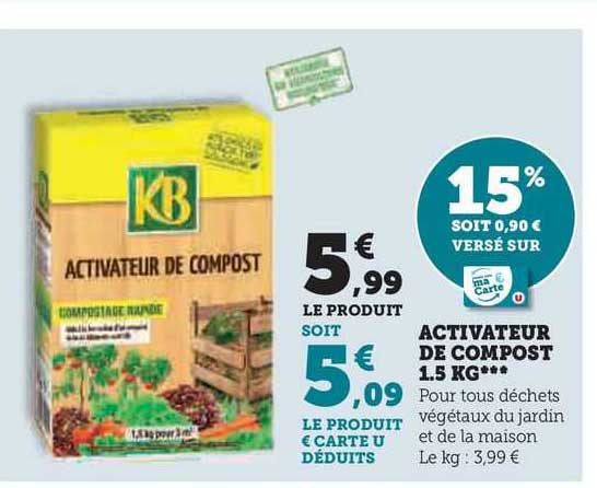 activateur de compost 1.5 kg kb