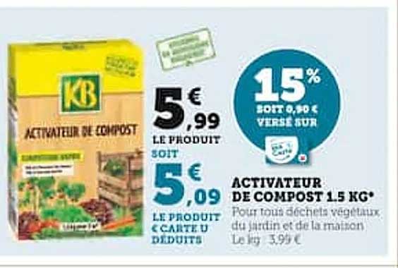 activateur de compost 15 kg