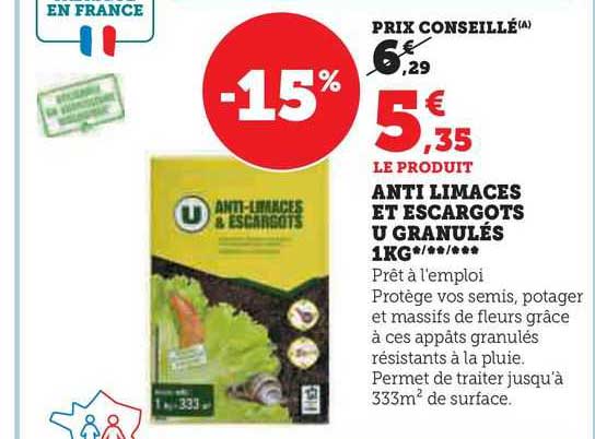 Anti Limaces Et Escargots U Granulés 1 Kg