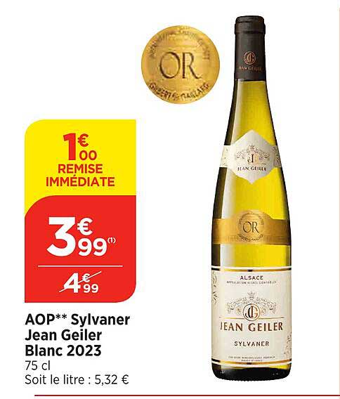 aop sylvaner jean geiler blanc 2023