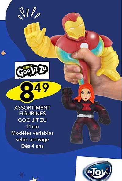assortiment figurines goo jit zu