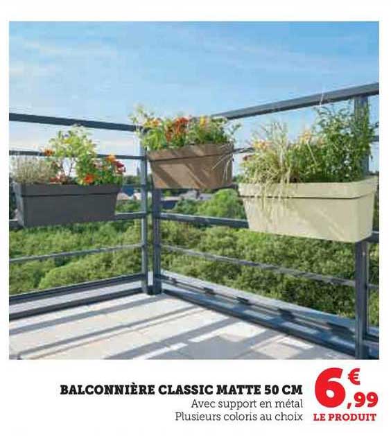balconnière classic matte 50 cm