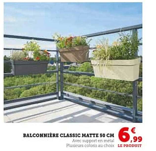 balconnière classic matte 50 cm