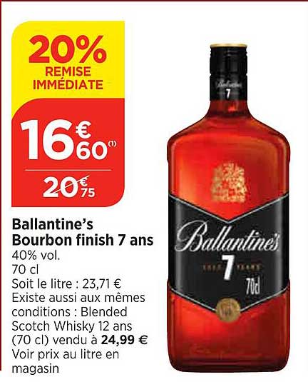 ballantine's bourbon finish 7 ans