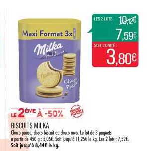 Biscuits Milka