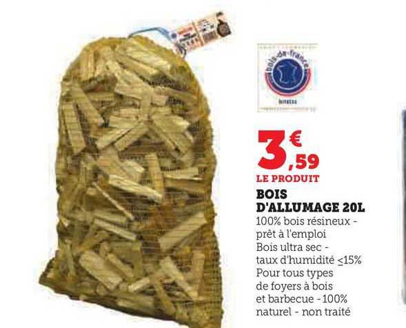 Bois D'allumage 20 L