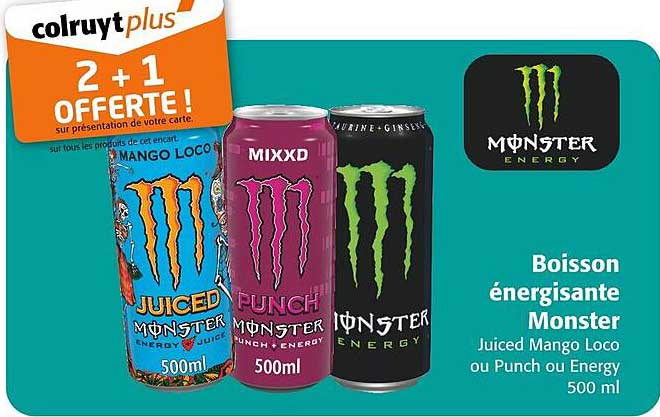 Boisson énergisante Monster