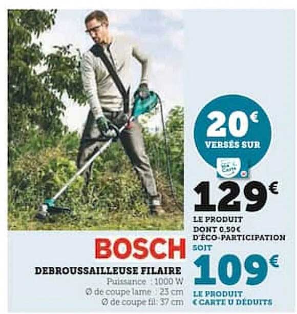 Bosch Débroussailleuse Filaire