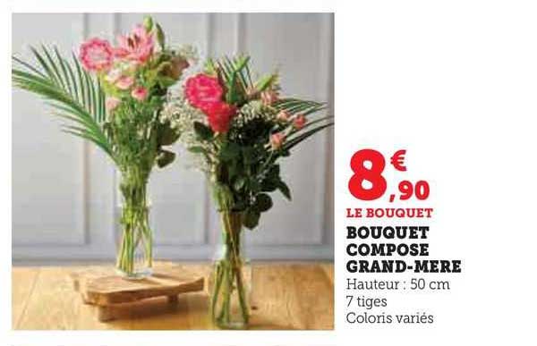 bouquet composé grand-mère