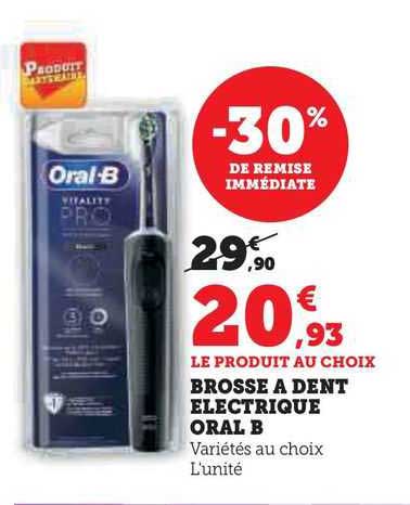 brosse à dent électrique oral b