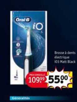 brosse à dents électrique iO3 matt black