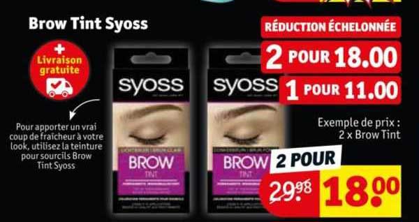 brow tint syoss