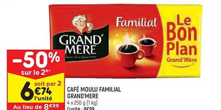 Café Moulu Familial Grand'mère