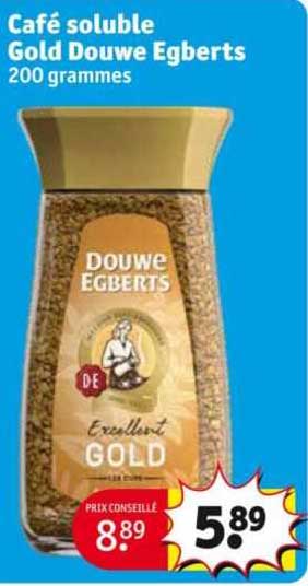 café soluble gold douwe egberts